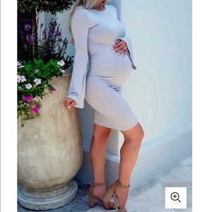 Jade Midi Maternity Dress